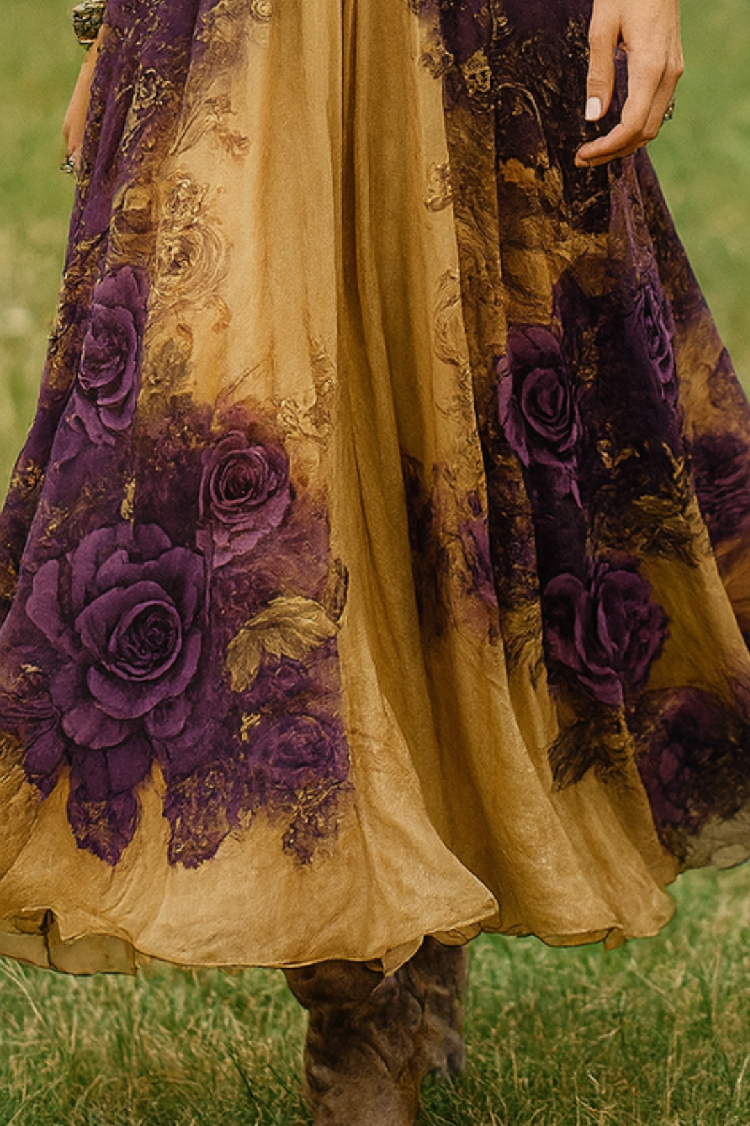 Celeste | Vloeiende Bloemenjurk