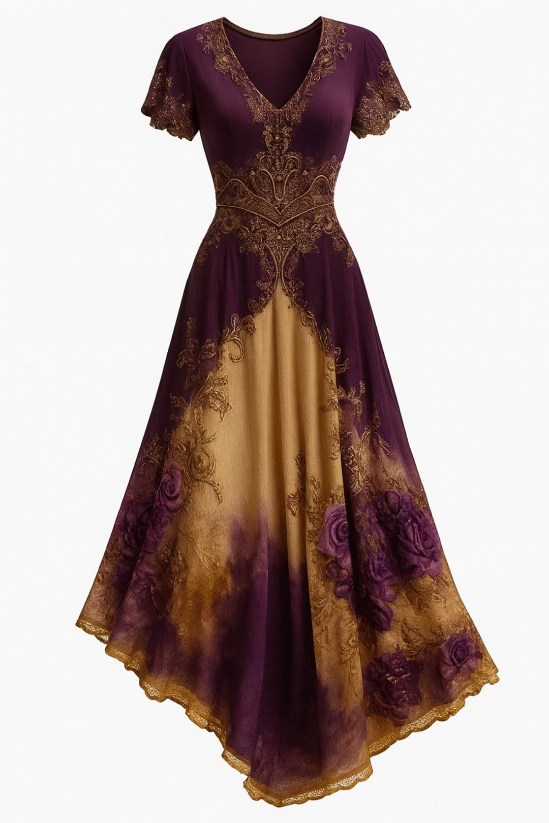 Celeste | Vloeiende Bloemenjurk