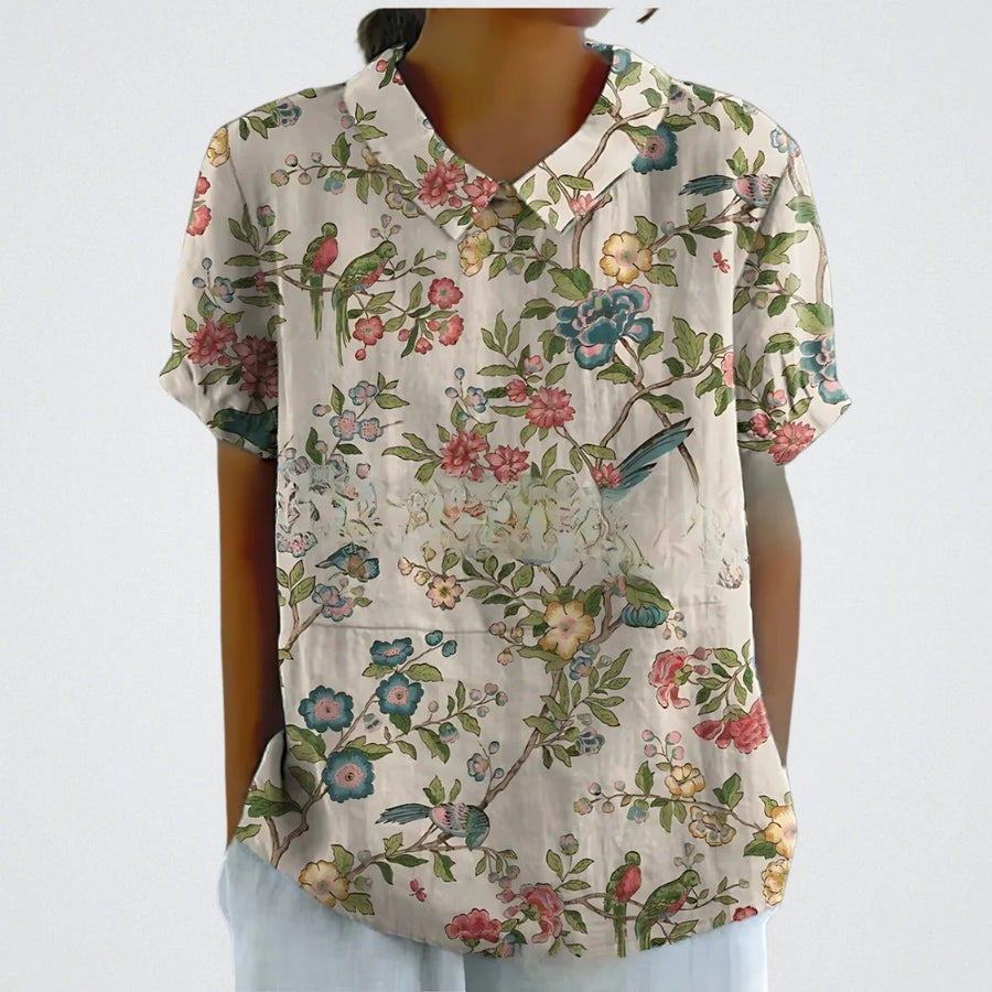 Lina Floral Detail Blouse