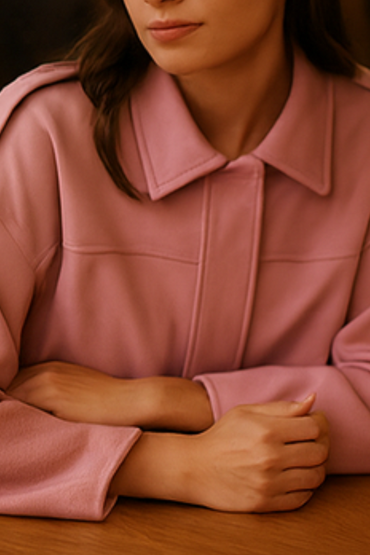 Nala Vintage Oversized Jacket - Rosa