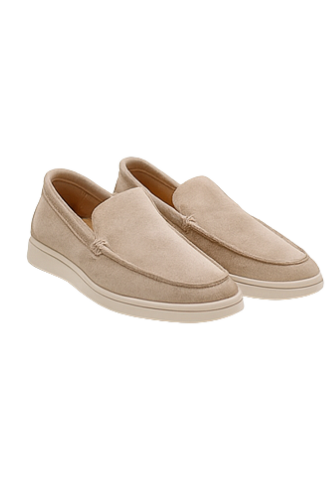 Chase Elegante Wildleder-Loafer - Khaki