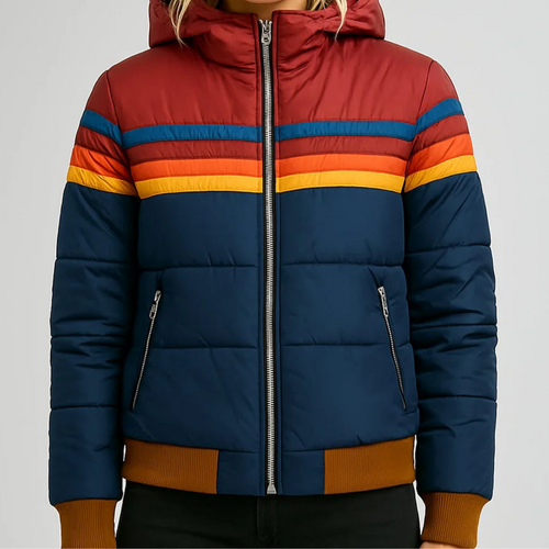 Charlotte Vintage-Mantel -  Dunkelblau