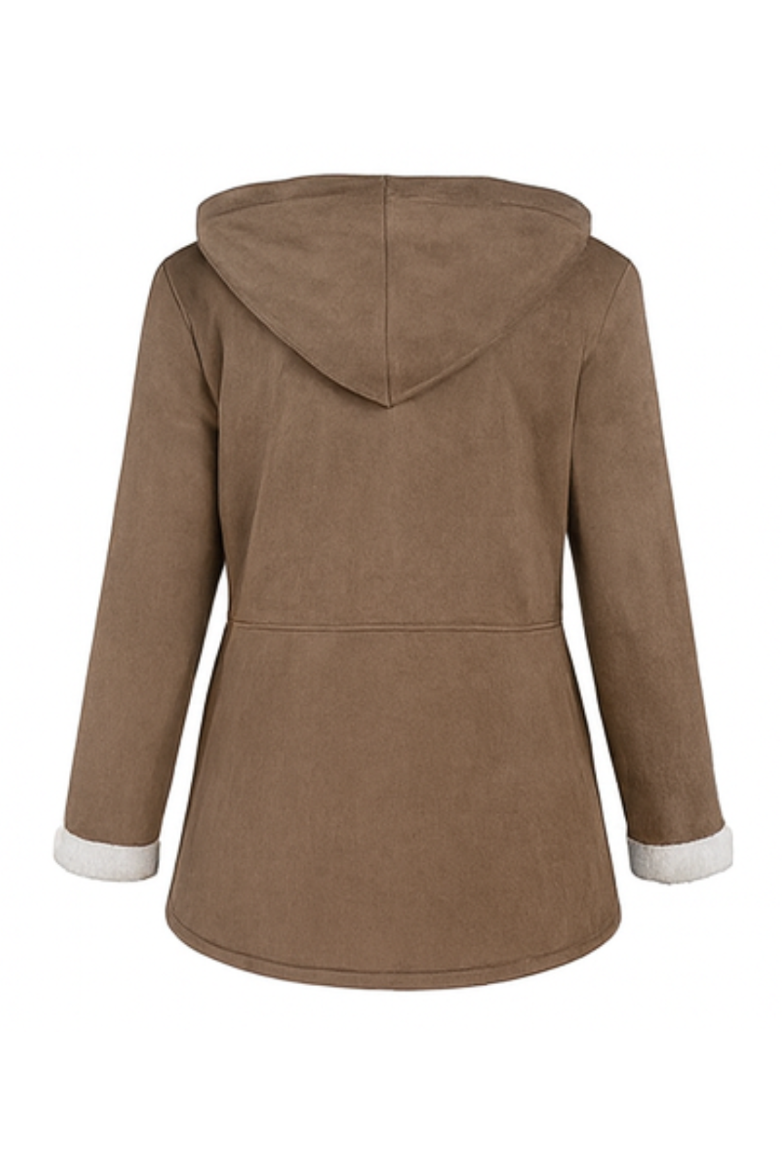 Serena Klassische Fleecejacke - Khaki