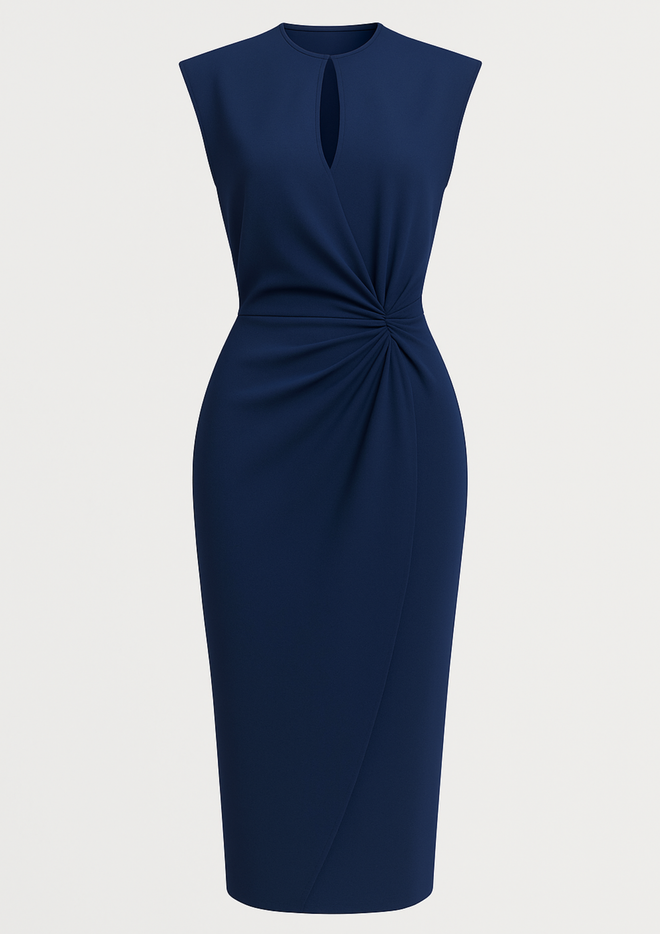 Mirabel Zeitloses Chic-Kleid - Blau