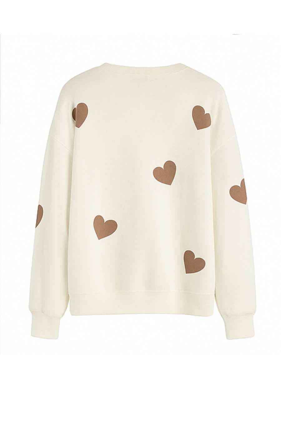 Maya Cotton-Blend Heart Print Sweater
