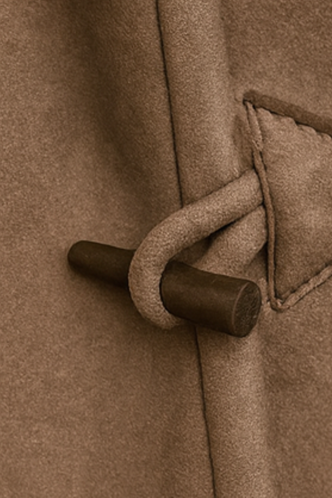 Serena Klassische Fleecejacke - Khaki