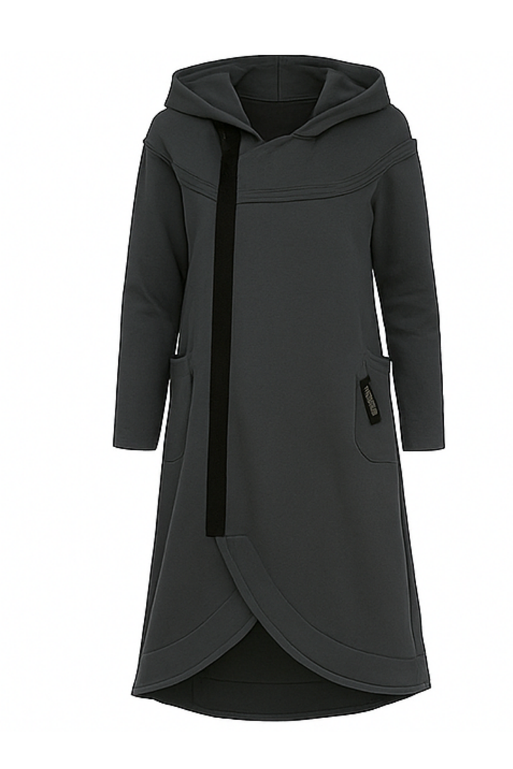 Nana Hoodie mit Reißverschluss - Grau