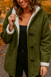 Serena Klassische Fleecejacke - Grün