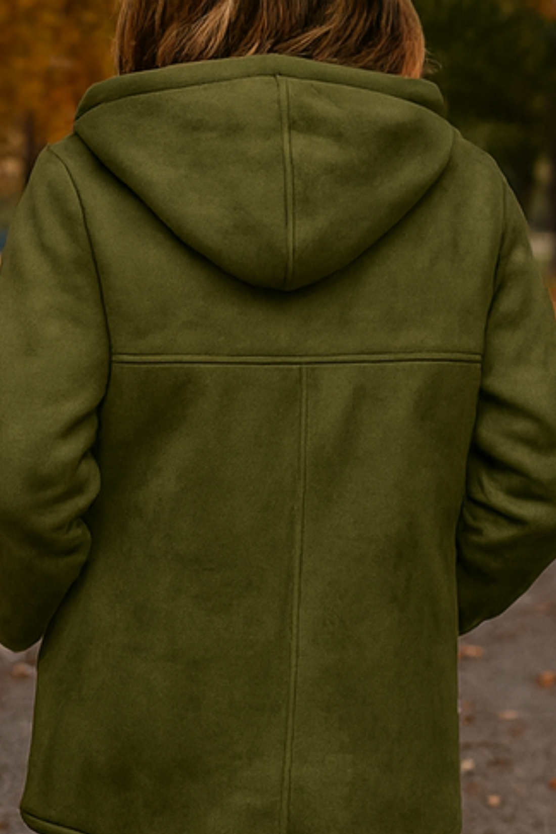 Serena Klassische Fleecejacke - Grün