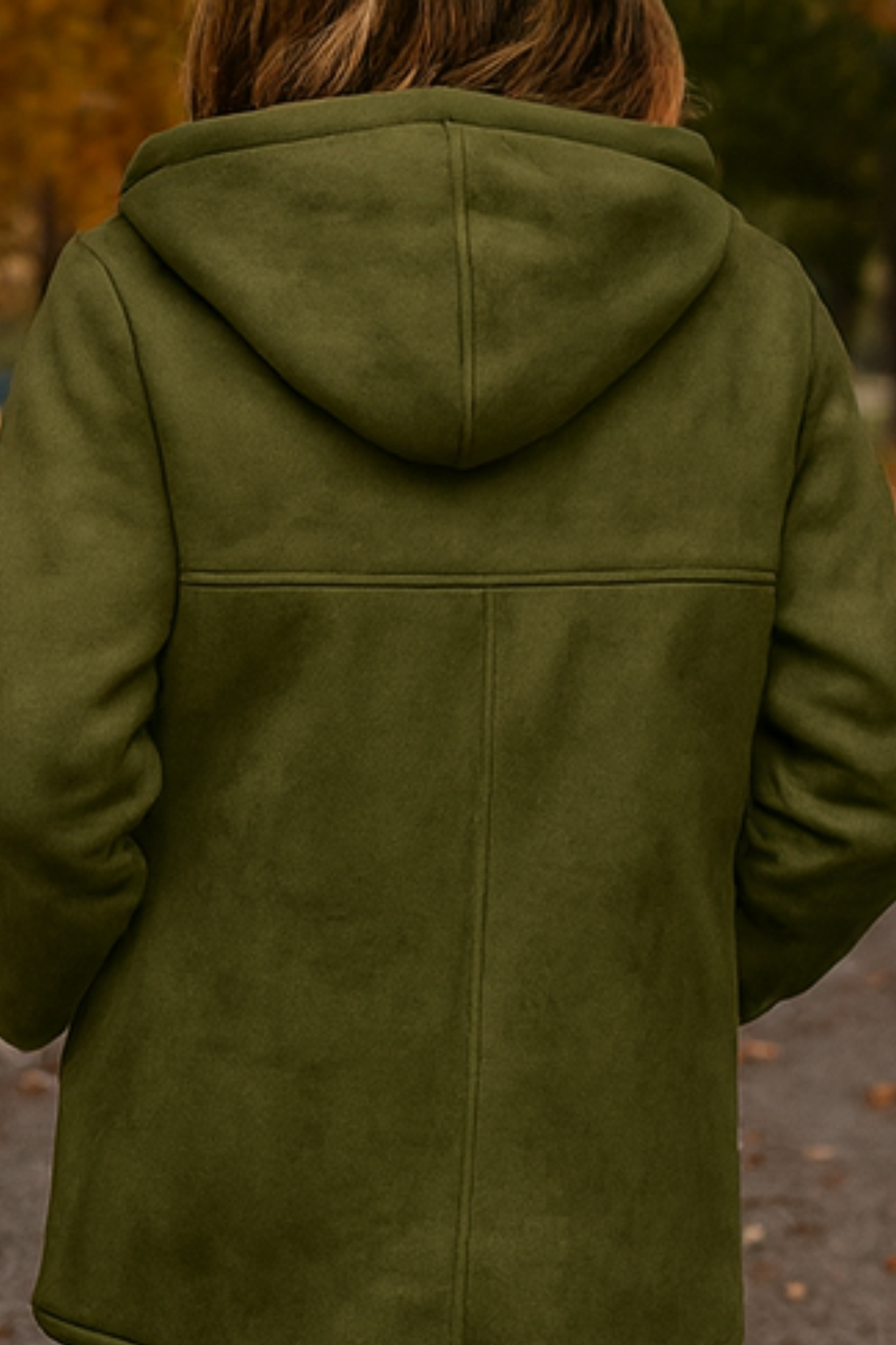 Serena Klassische Fleecejacke - Grün