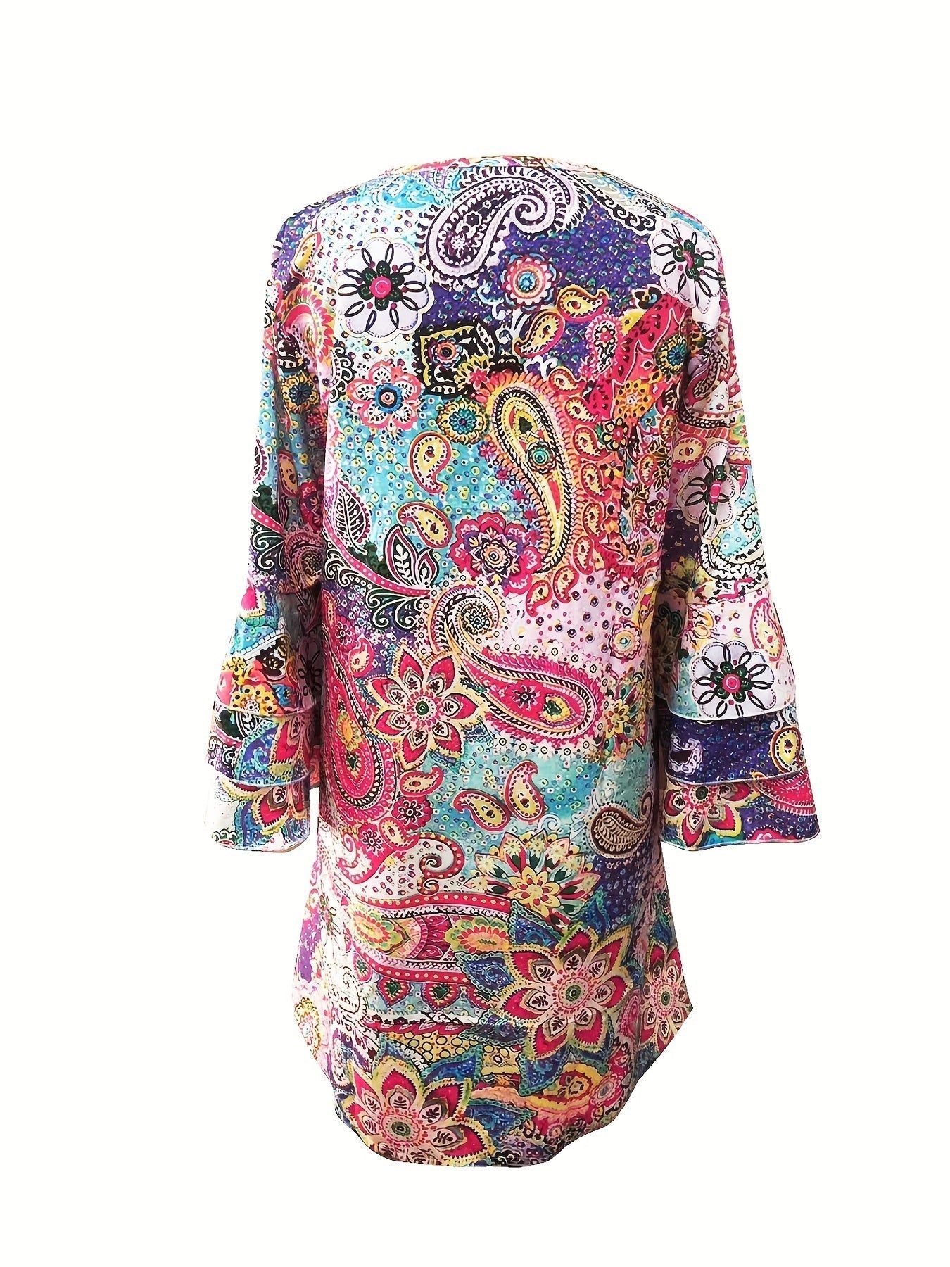 Aniya – Geblümtes Kleid mit V-Ausschnitt