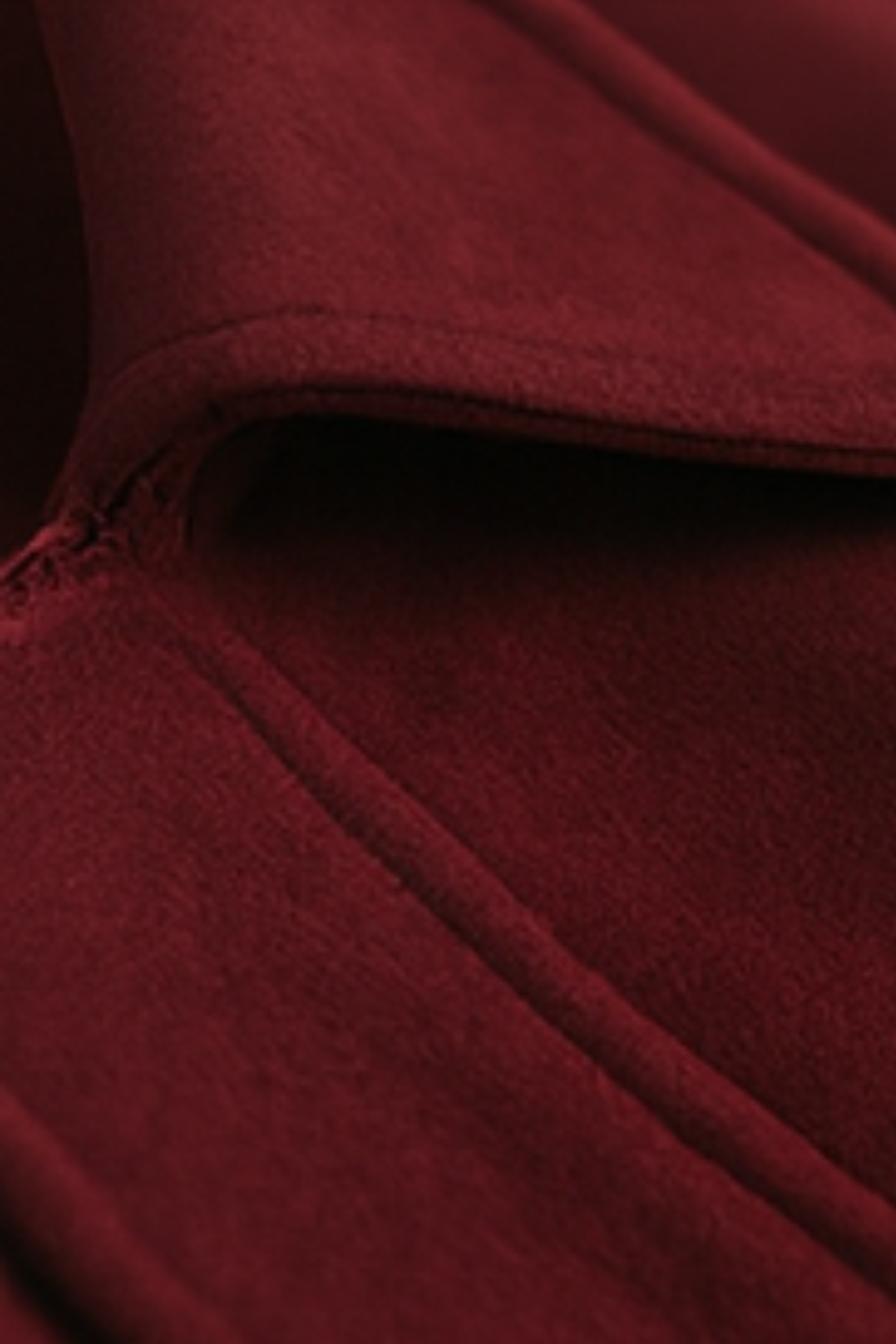 Nala Vintage Oversized Jacket - Rot