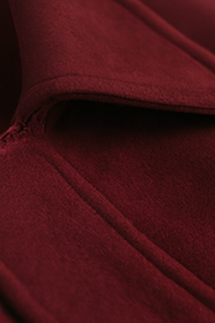 Nala Vintage Oversized Jacket in Red