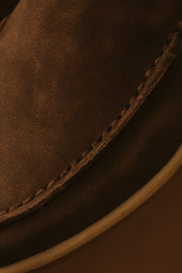 Chase Elegante Wildleder-Loafer - Braun