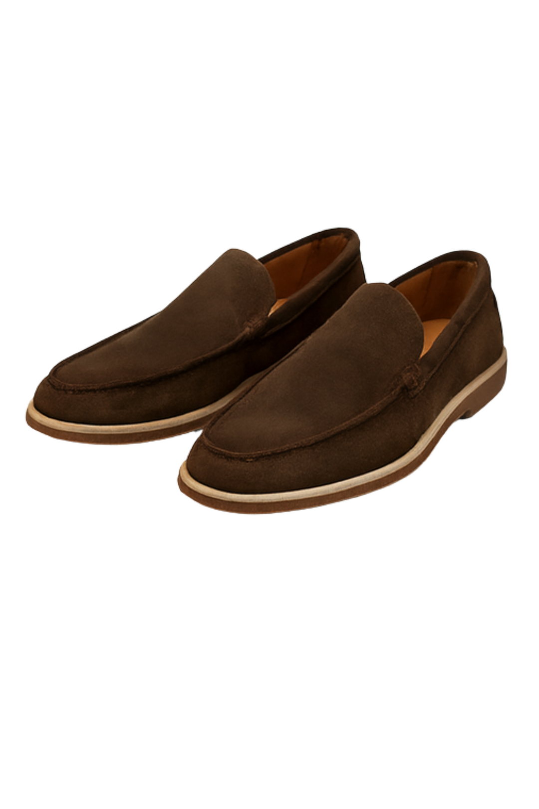 Chase Elegante Wildleder-Loafer - Braun