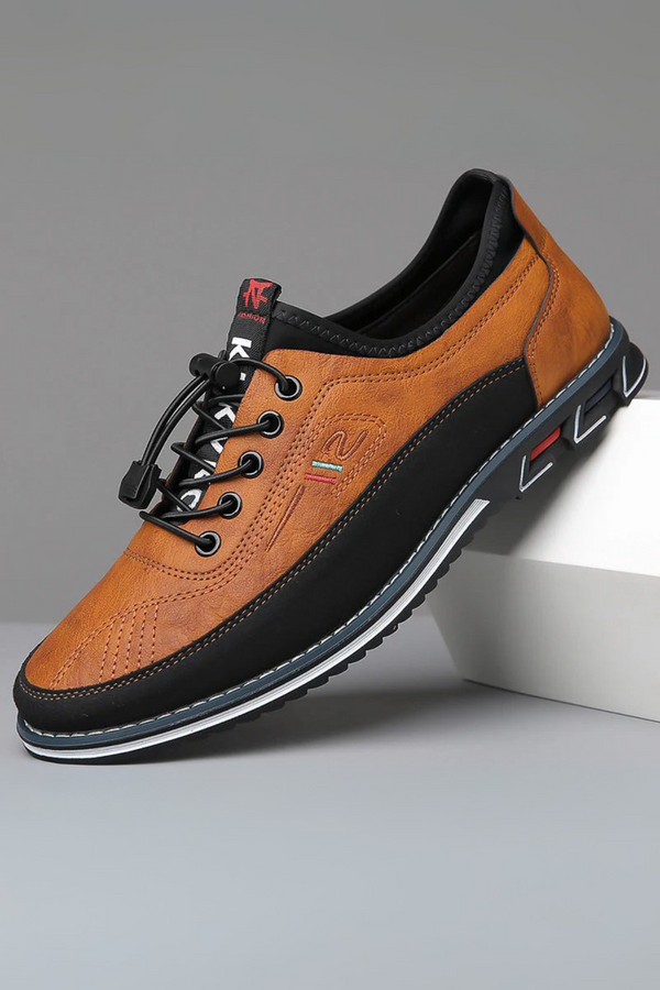 Bertholdt Eleganter Herrenschuh für Alltag & Komfort - Karamell