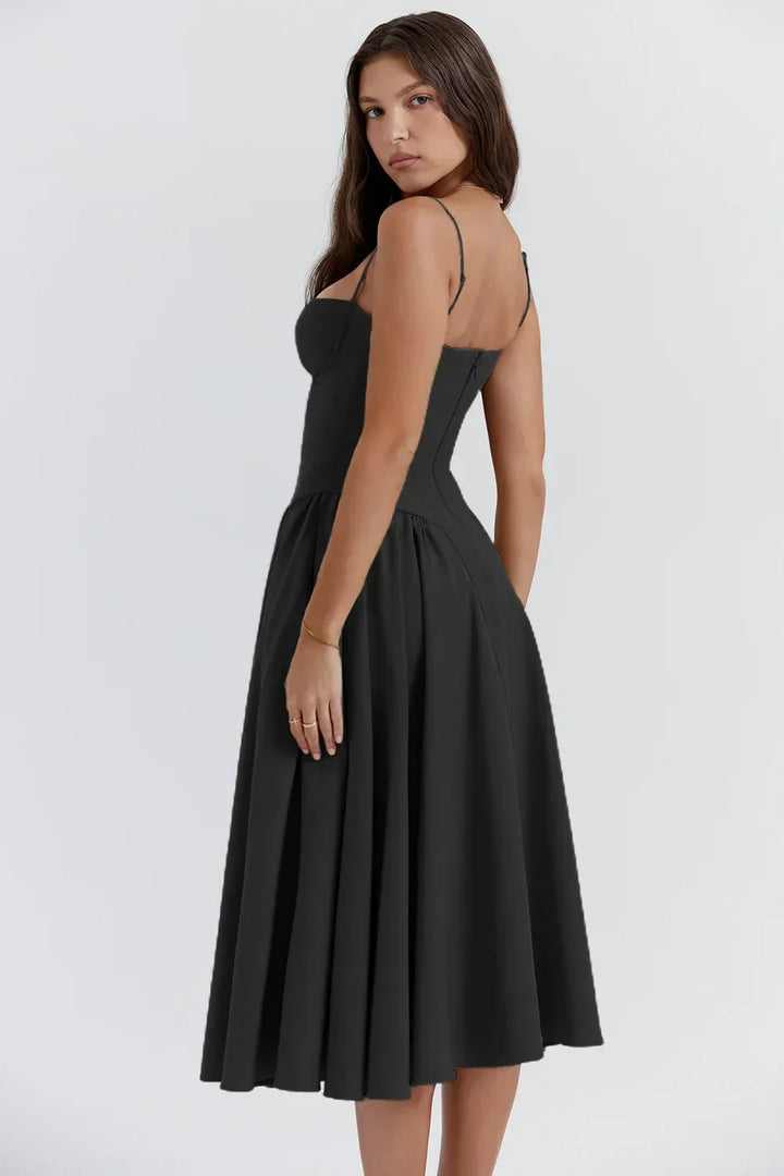 Michaela – Ärmelloses Midikleid