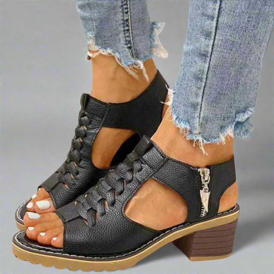 Agneta Comfort Strappy Open-Toe Adjustable-Strap Sandals