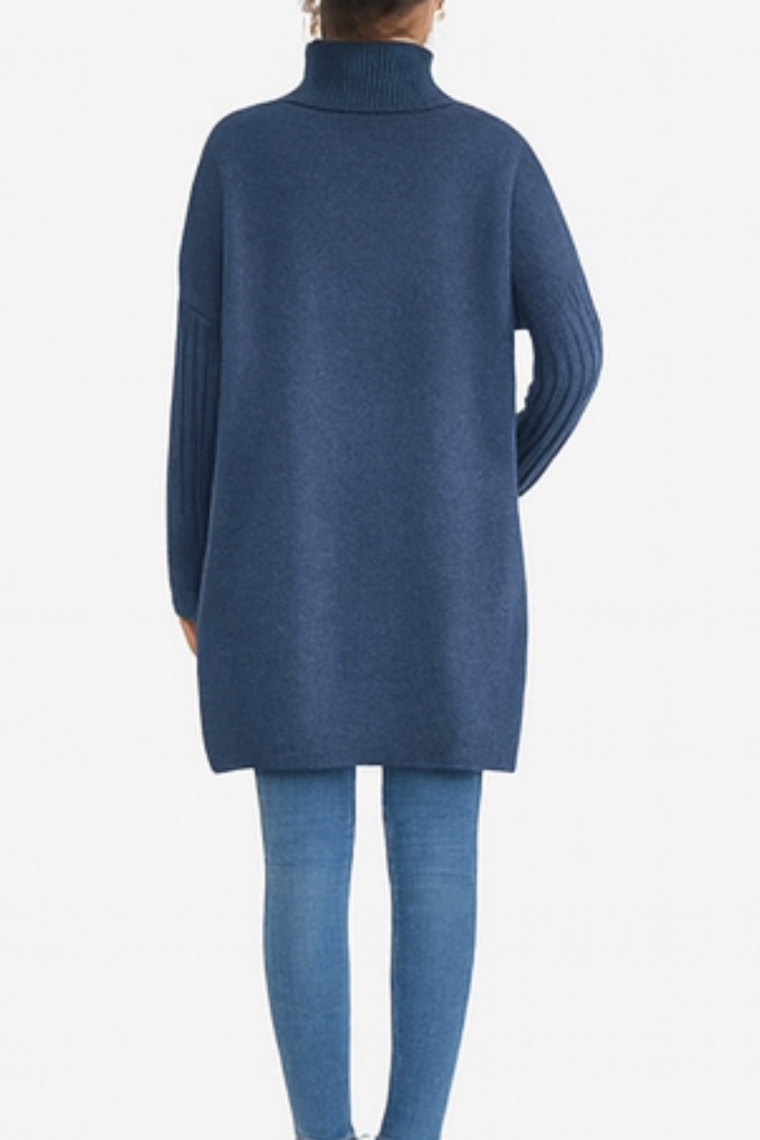 Bridgette | Langer Rollkragenpullover