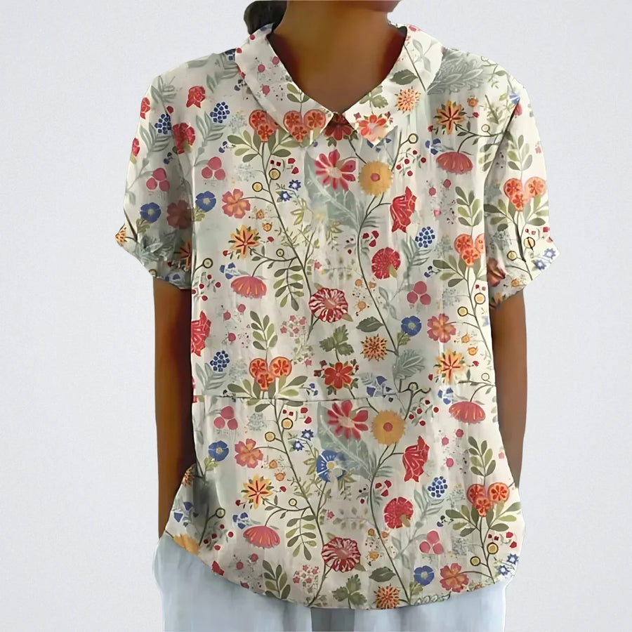Lina Floral Detail Blouse