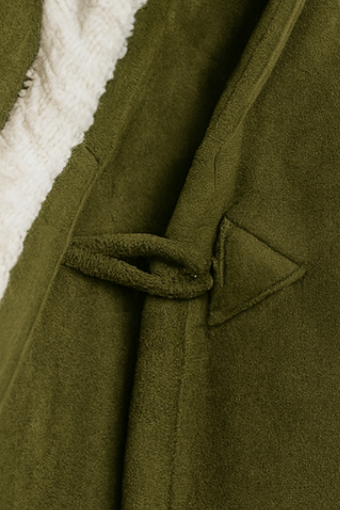 Serena Klassische Fleecejacke - Grün