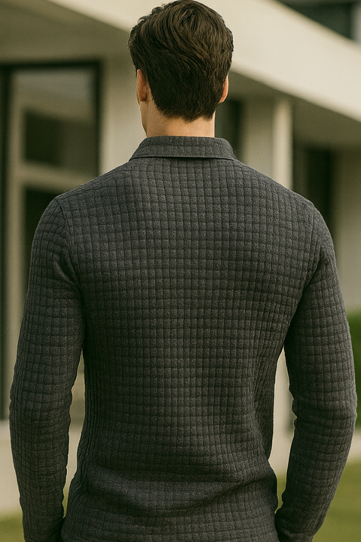 Joven | Polo Shirt mit Rautenmuster