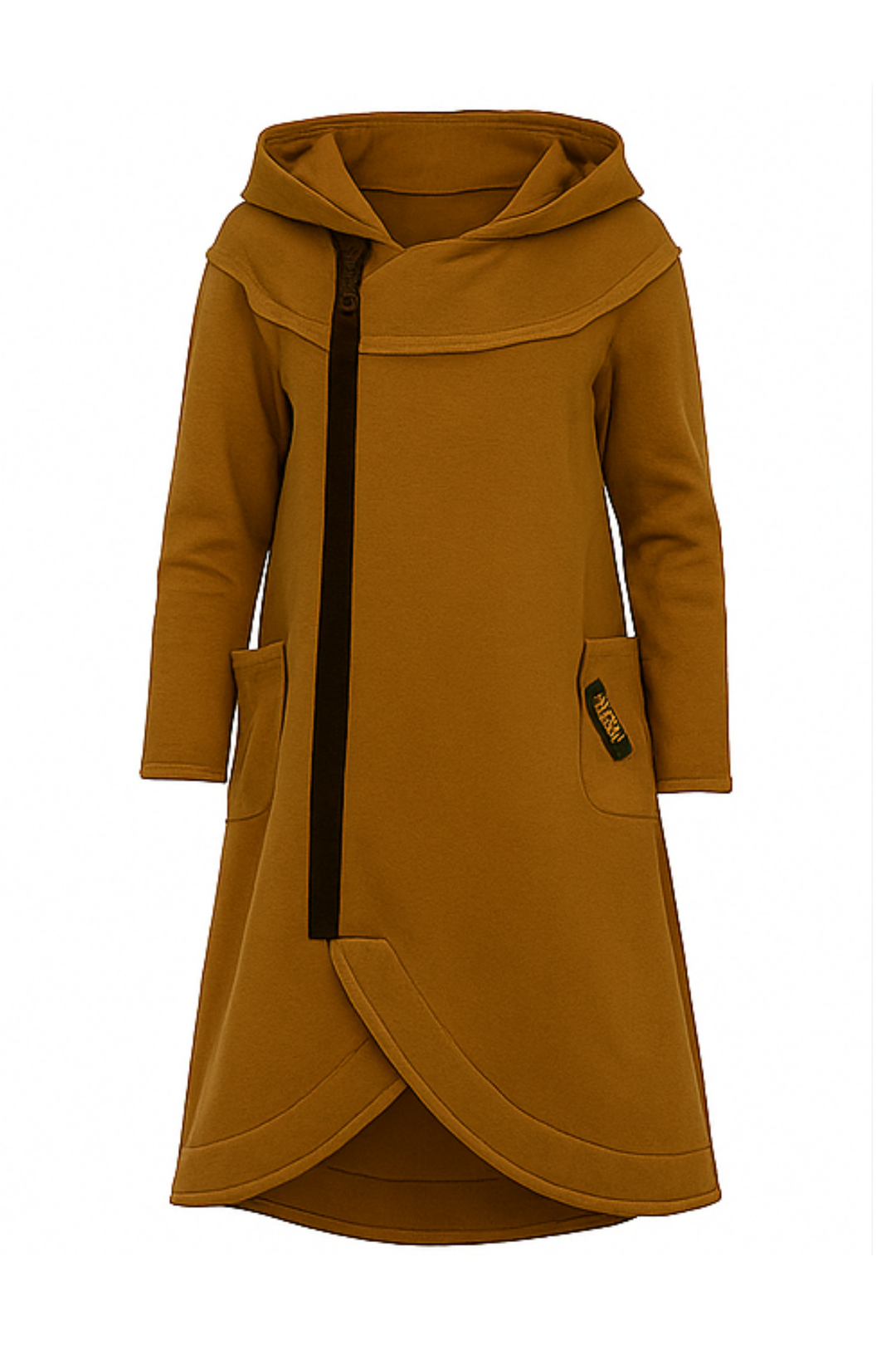 Nana Hoodie mit Reißverschluss - Braun