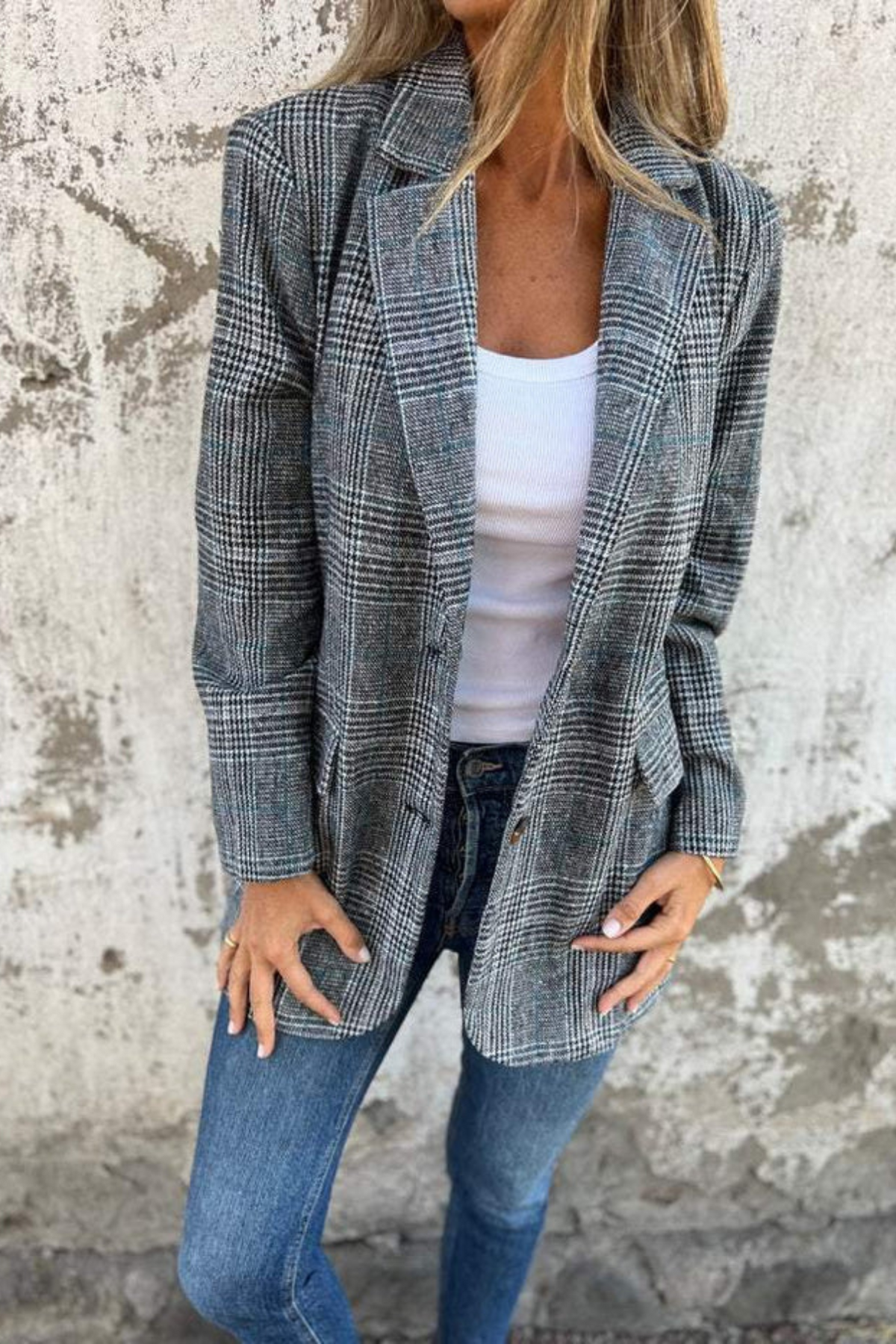 Flora Stilvolle Jacke - Schwarz