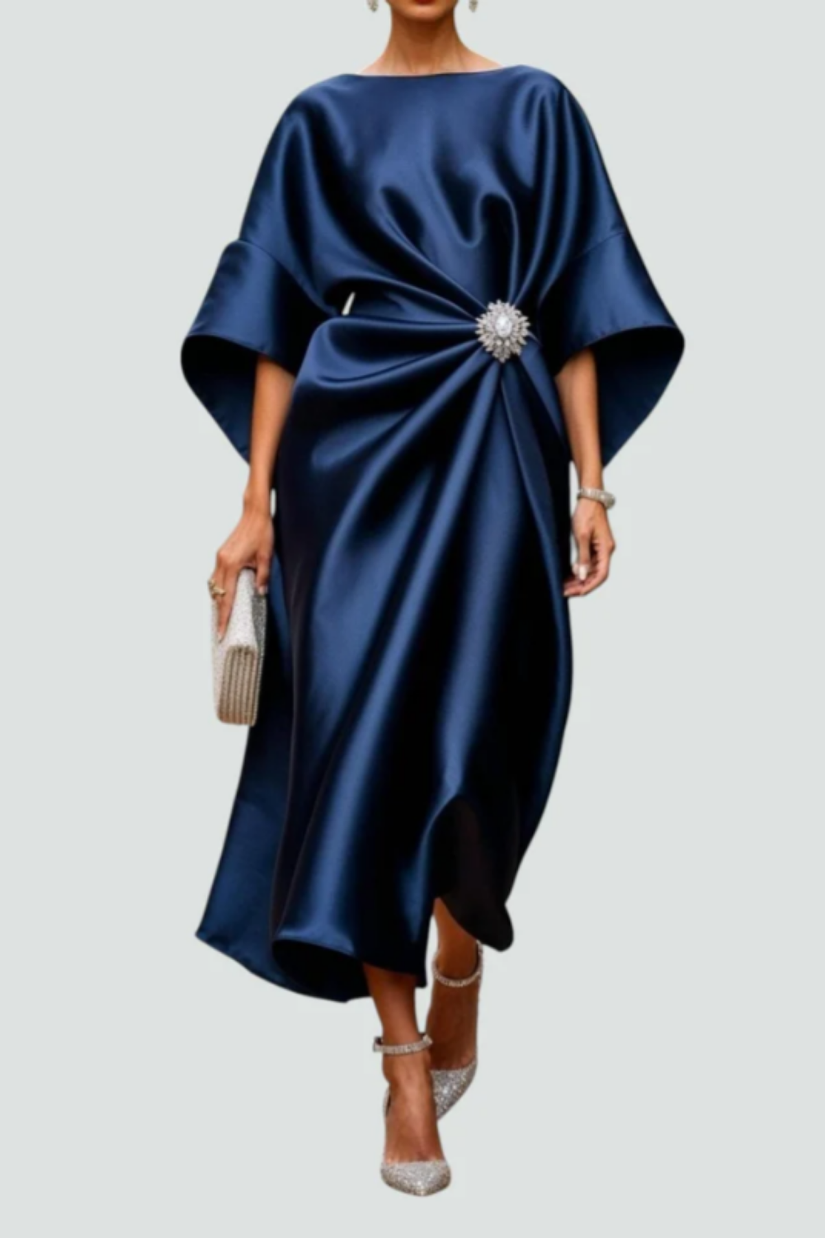Anne Langes Abendkleid - Marineblau