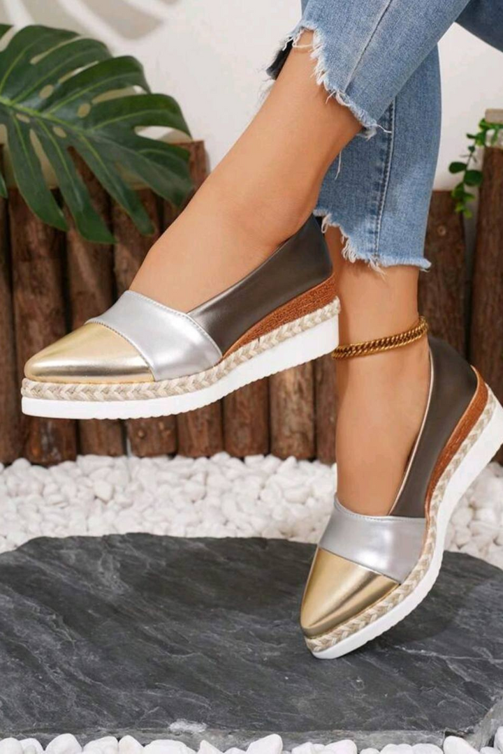 Marta Mokassins - Silber