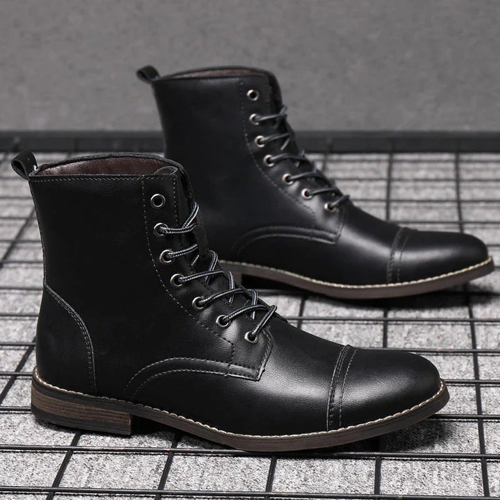 Mateo™ | Klassische Lederstiefeletten