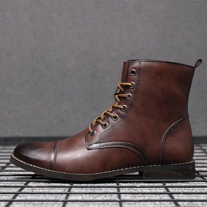 Mateo™ | Klassische Lederstiefeletten
