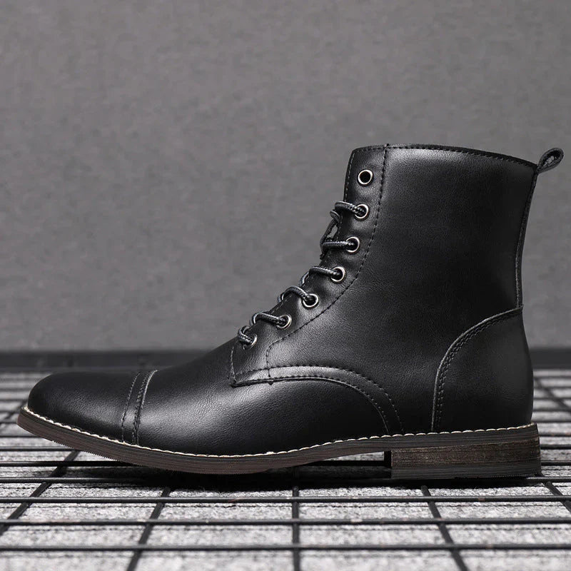 Mateo™ | Klassische Lederstiefeletten