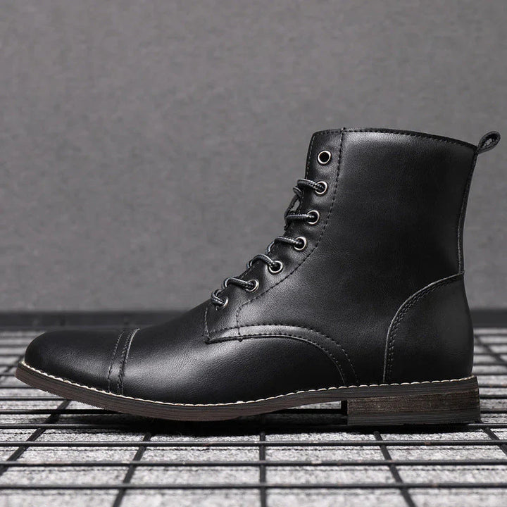 Mateo™ | Klassische Lederstiefeletten