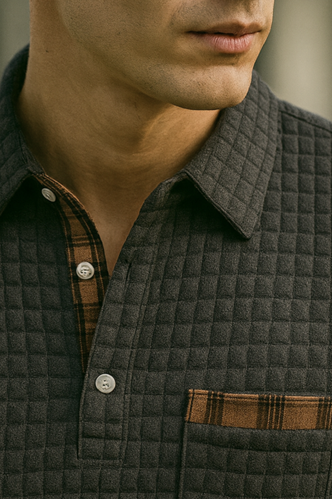 Joven | Polo Shirt mit Rautenmuster