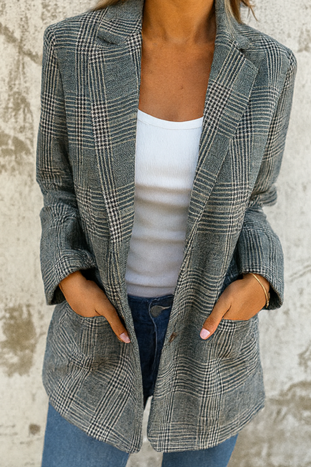 Flora Stilvolle Jacke - Schwarz