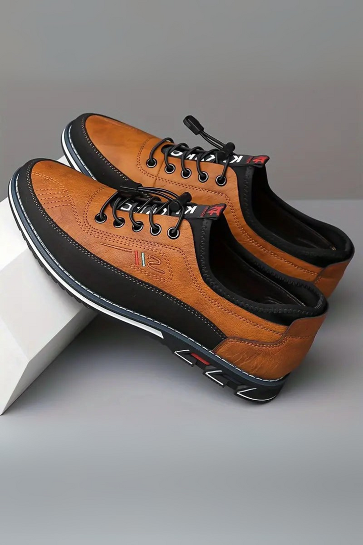 Bertholdt Eleganter Herrenschuh für Alltag & Komfort - Karamell