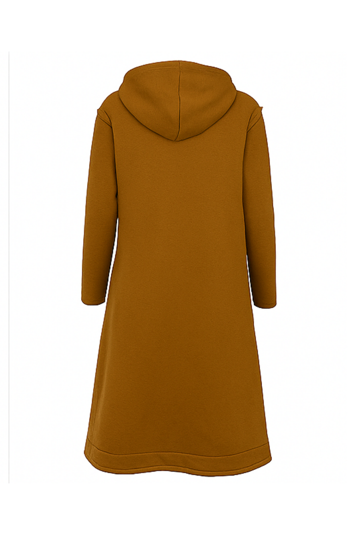 Nana Hoodie mit Reißverschluss - Braun