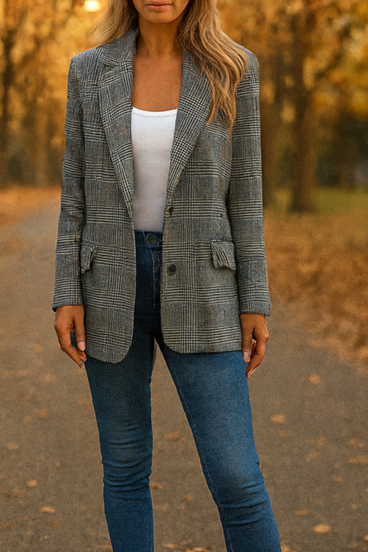 Flora Stilvolle Jacke - Schwarz