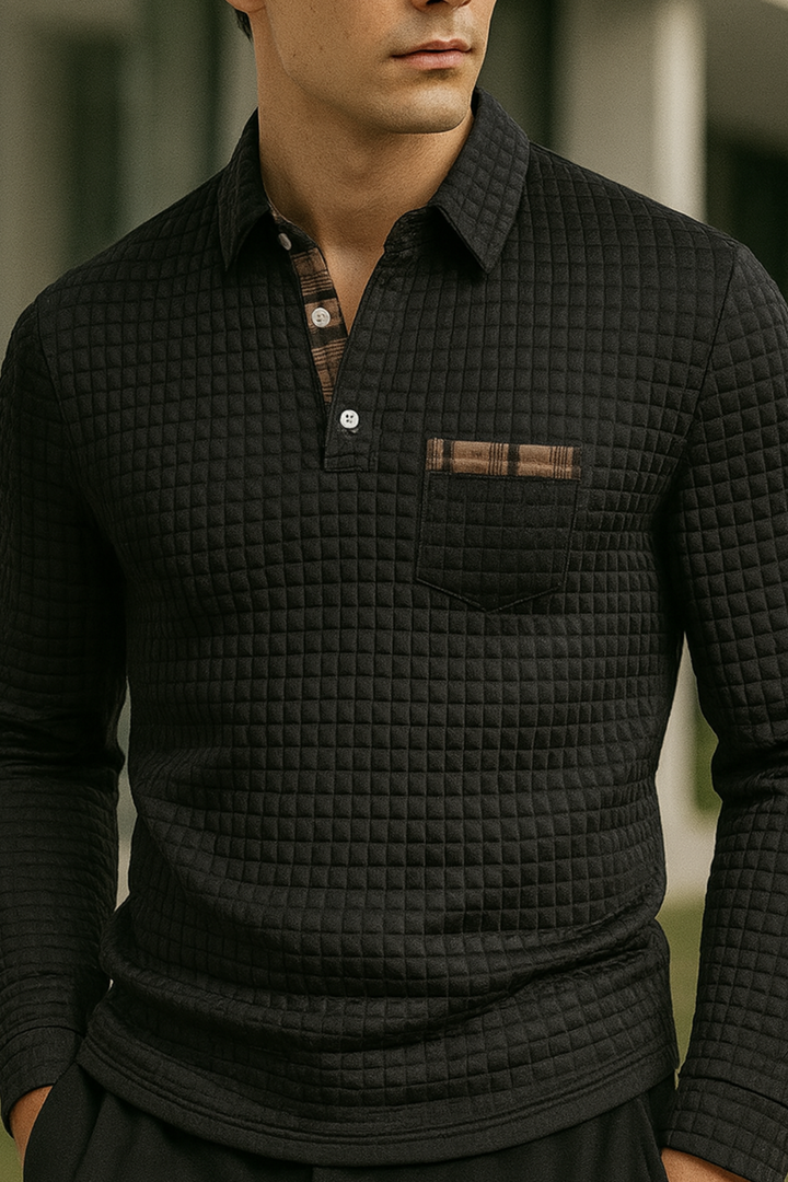 Joven | Polo Shirt mit Rautenmuster