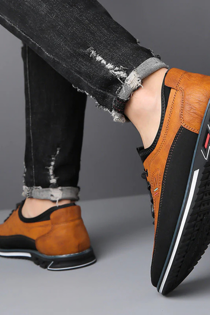 Bertholdt Eleganter Herrenschuh für Alltag & Komfort - Karamell