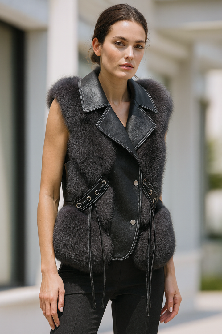 Colby | Elegante Leder-Weste