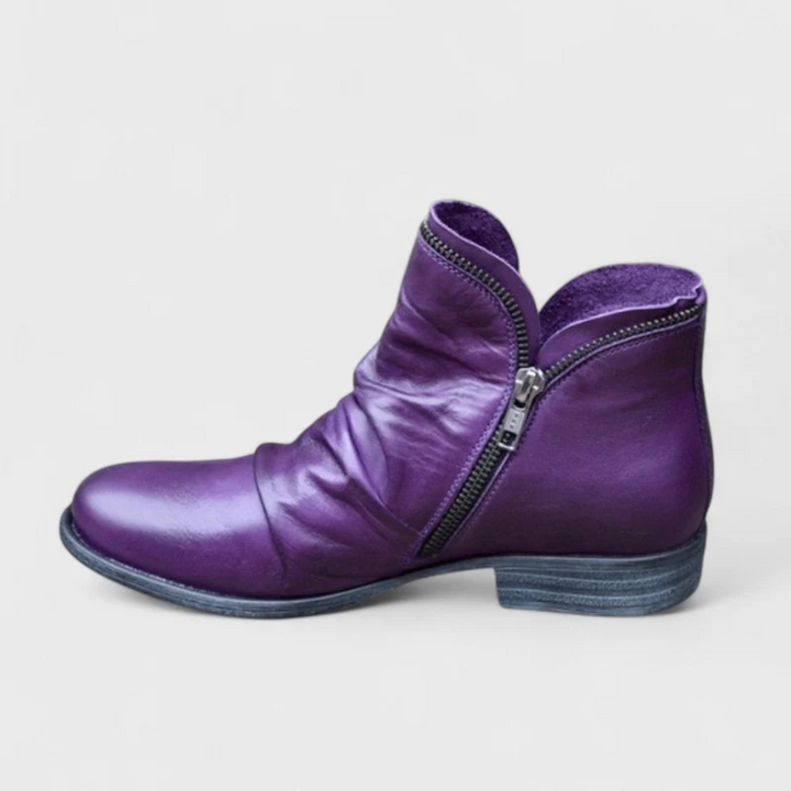 Keisha Orthopädische Ankle Boots - Lila
