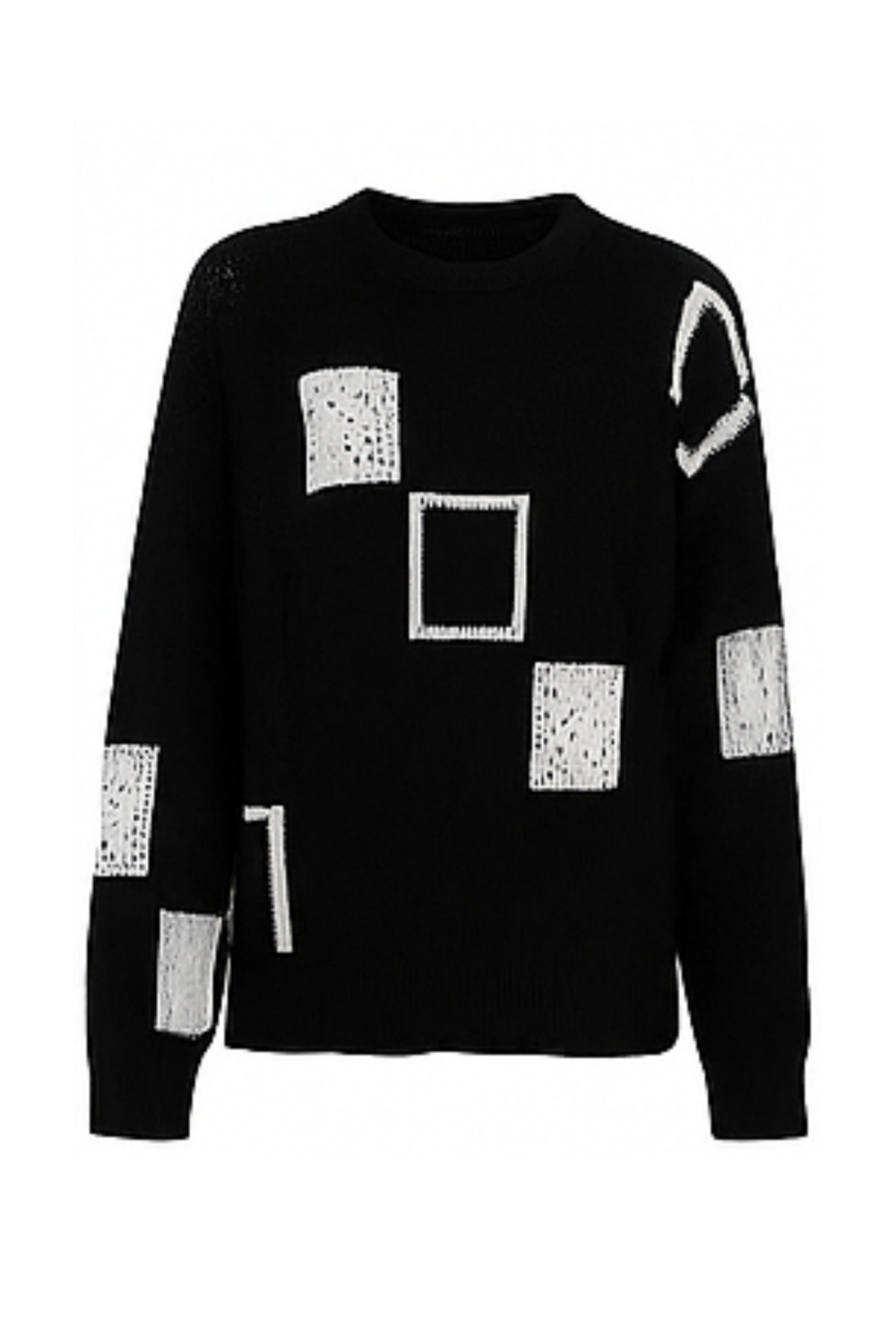 Ayla Strickpullover | Schwarz