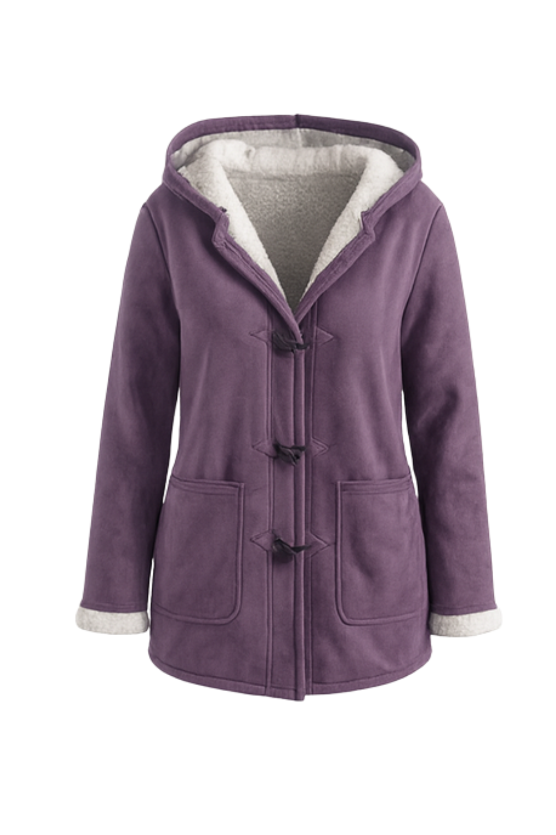 Serena Klassische Fleecejacke - Lila