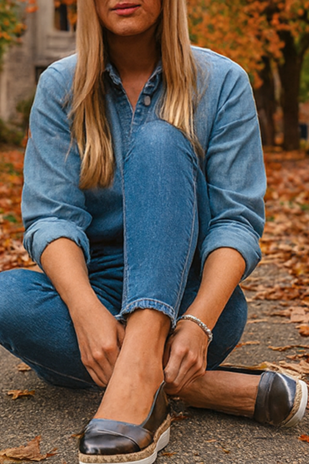 Marta Mokassins - Silber