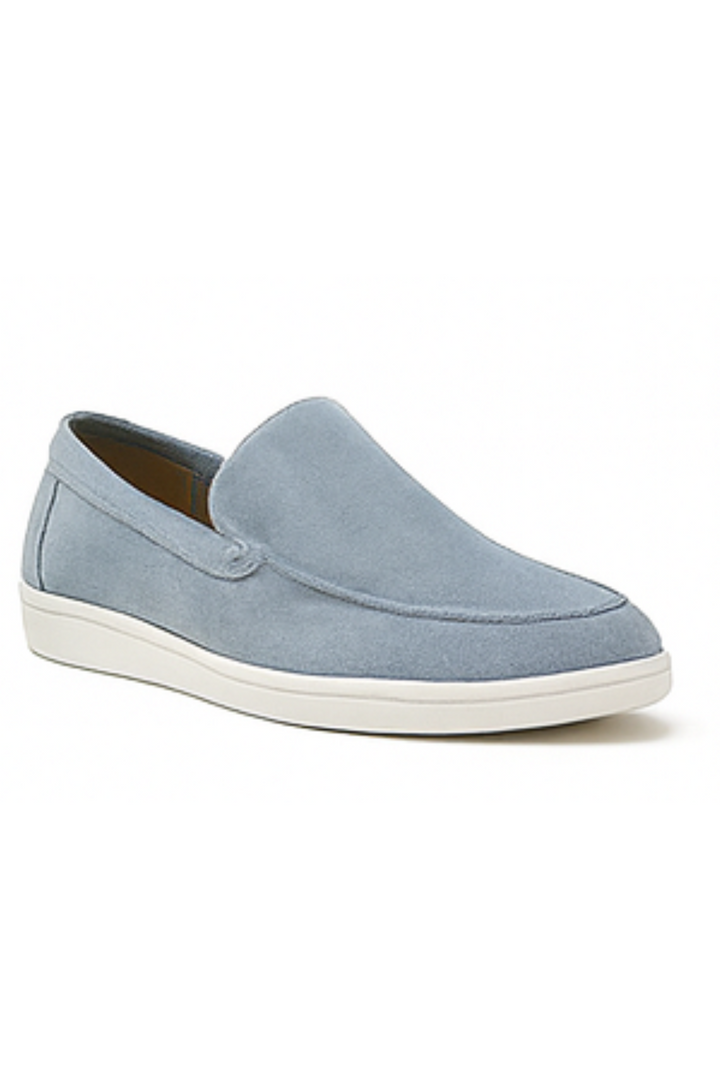 Chase Elegante Wildleder-Loafer - Hellblau