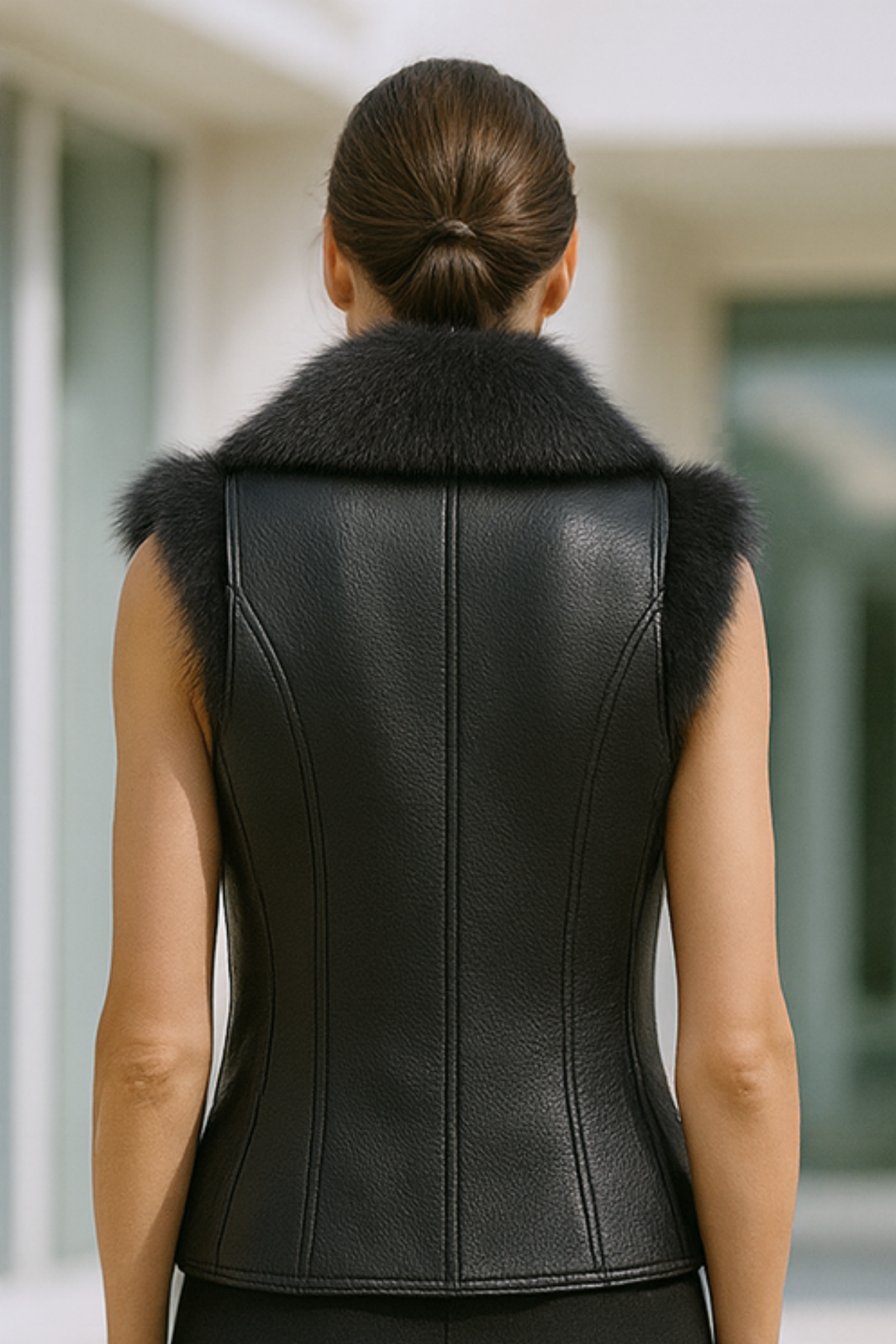 Colby | Elegante Leder-Weste