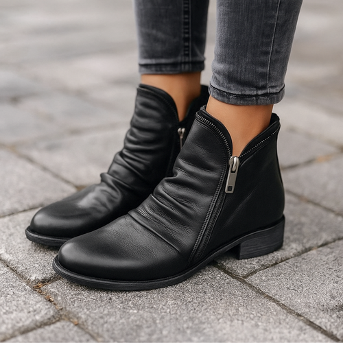 Keisha Orthopädische Ankle Boots - Schwarz