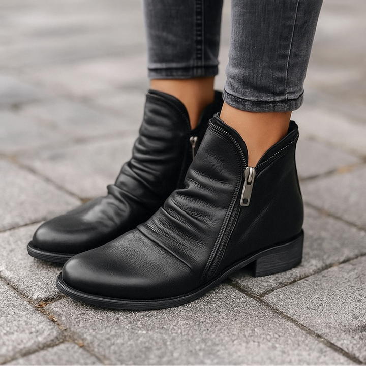 Keisha Orthopädische Ankle Boots - Schwarz